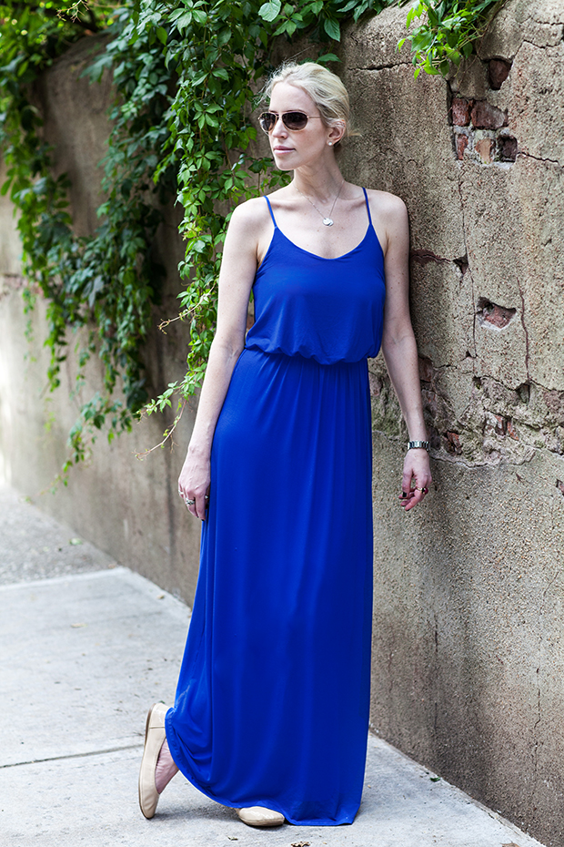 blue maxi dress summer