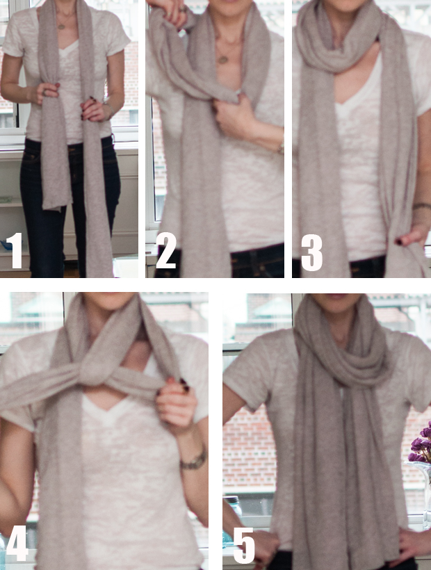 How to Tie a Scarf Nine Ways